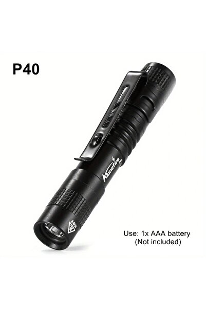 Choice AAA black P40 3w XPE LED Portable Mini Penlight Flashlight Torch Outdo...