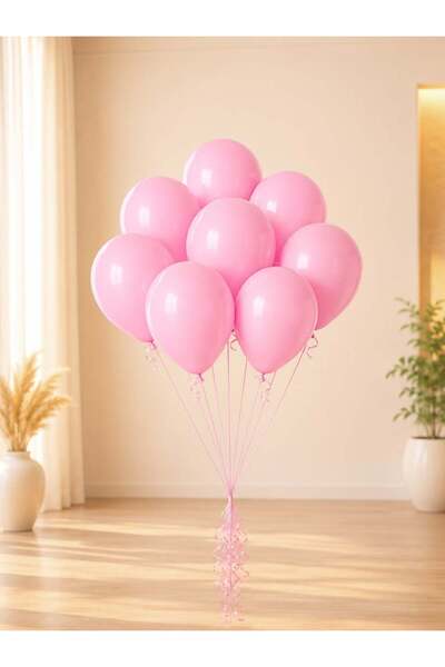 Kalisan Açık Pembe Lateks Mini Balon 5 inc 12 cm 10'lu