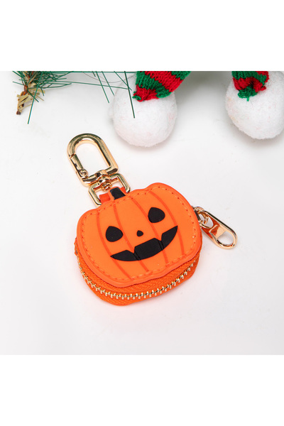 Choice1 KB447-Pumpkin0 Fashion Personality Halloween Bag Pendant Cute Mini PU...