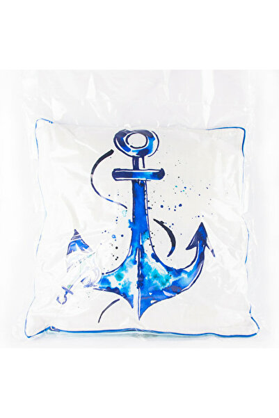 ANEMOSS Anchor Patterned Square Decorative Pillow