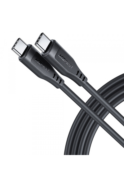 Acefast Cablu Date si Incarcare USB-C - USB-C C3-03, 60W, 1.2m, Negru