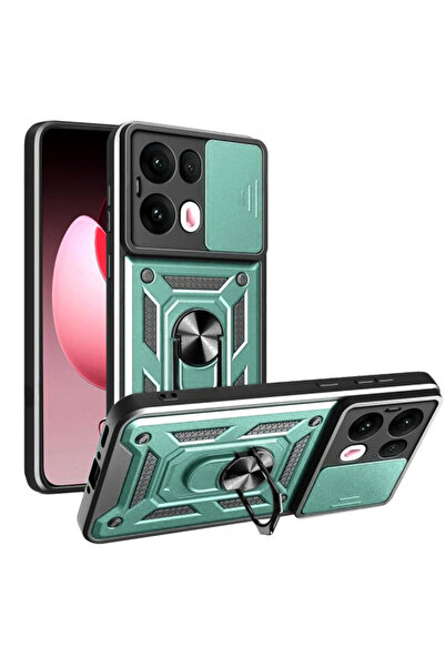 OPPO Husa pentru Reno13 Pro, Techsuit, CamShield, Verde