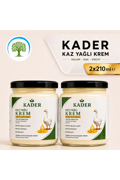 Çare Burada ÇareBurada - KADER Kaz Yağlı Krem 210 ml x 2