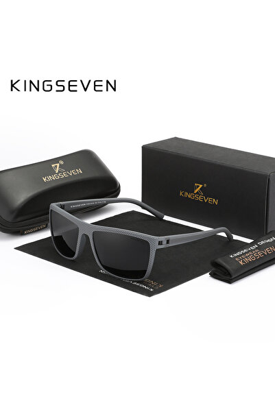 Choice1 نظارات شمسية مستقطبة للنساء من KINGSEVEN 2024 بإطار مربع كلاسيكي للقي...