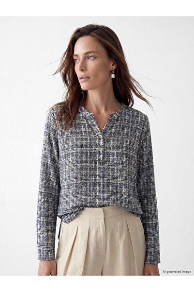 LC Waikiki Original Collar Patterned Blouse