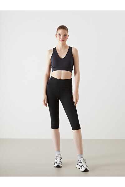 LC Waikiki Nevavm Women's Sports Leggings with Elastic Waist and Difference i...