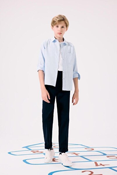 DeFacto Gerade geschnittene Gabardine-Schulhose für Jungen U3254A625AU