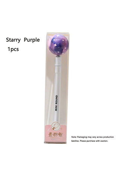Choice Starry Purple Magnetic Floating Gel Pen Twist Pen Stress-Relieving Sta...