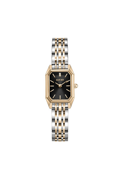 Burker Damenuhr Isabell Petite Schwarz Gold Silber 22 mm