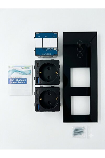 mucize SMART DOKUNMATİK PRİZ - DOKUNMATİK ANAHTAR SETİ - WİFİ DESTEKLİ
