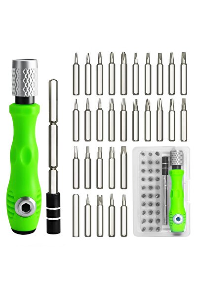 Choice 32Pcs Green 30-in-1 Precision Screwdriver Set, Mini Repair Kit, PS5 Cl...