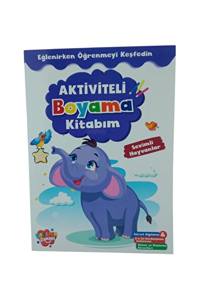 Koloni Kitap Coloring Book with Activities Cute Animals