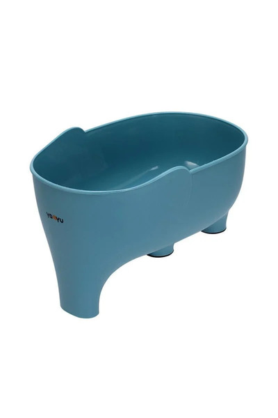Choice1 Blue Sink Strainer Elephant Sculpt Leftover Drain Basket Fruit and Ve...