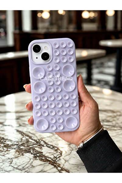 CASETREND iPhone (13/14) uyumlu Vantuzlu Bubble Kılıf