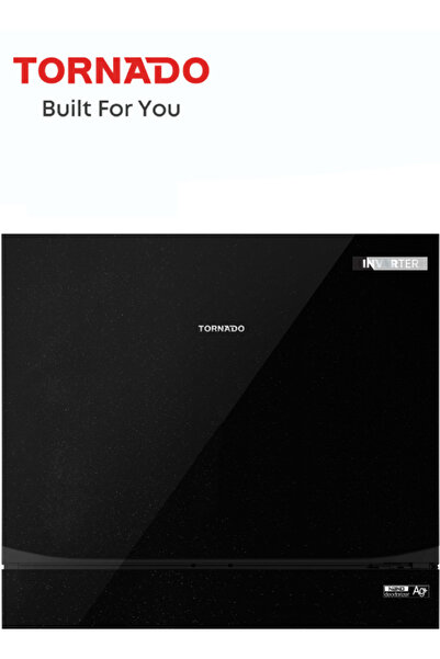 Tornado Refrigerator Inverter No Frost 396 Liter Black