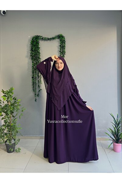 Yüsra Collection طقم فستان ليزا مطرز بالبابونج وتنورة قصيرة منفوشة مكون من قط...