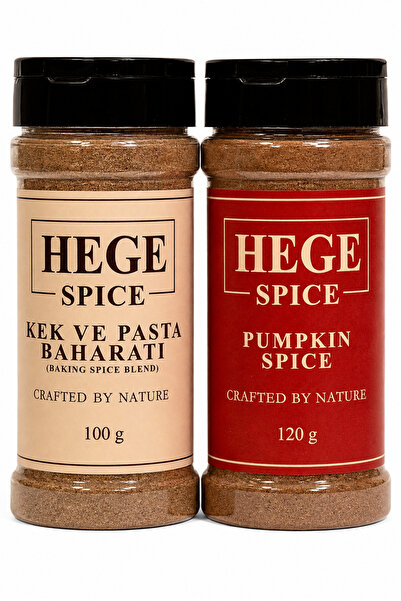 Hege Spice Kek&Pasta + Pumpkin(Balkabağı) Baharatı – Fırının 2'lisi Seti