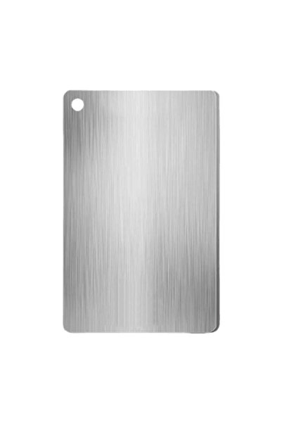 APWIKOGER 29x20cm silvery Titanium Cutting Boards for Kitchen, Stainless Stee...