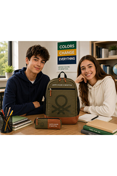 United Colors of Benetton مجموعة حقائب المدرسة 1306263