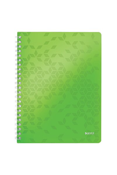 Leitz Caiet de birou SPIRA A4 DICTANDO Copertă PP verde WOW