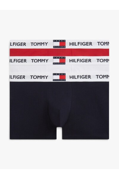 Tommy Hilfiger 3P TRUNK Erkek Kırmızı Boxer - UM0UM03835