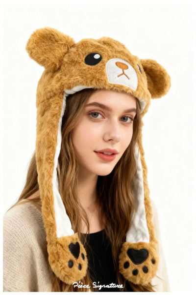 PIECE SIGNATURE Plush Hat with Ears for Children