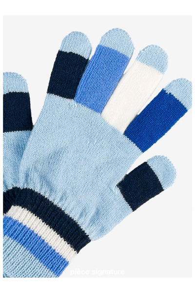 PIECE SIGNATURE 100% Acrylic, Stretch Fabric Colors Boys' Gloves (Ages 4-10)