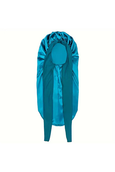 Choice1 Blue Women Silk Nightcap Suitable for All Hair Styles Large Long Sati...