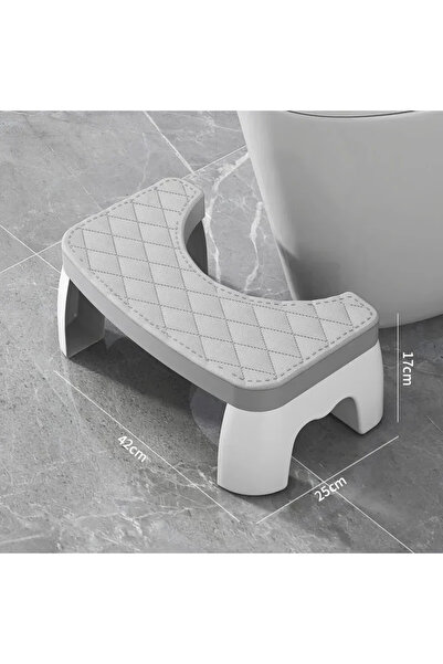 Choice grey 1PC Waterproof Squatty Potty Toilet Stool Toilet Foot Stool Squat...