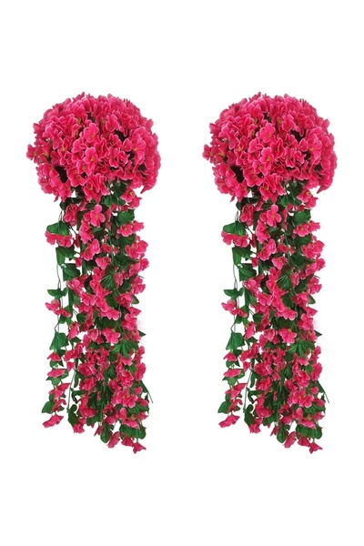 Choice Rose Red 1PC Artificial Flowers Silk Violet Wall Hanging Wedding Scene...