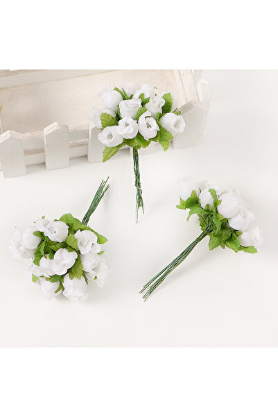Choice 12pcs 11 12Pcs Artificial Rose Flowers Bouquet Silk Fake Flower For Ho...