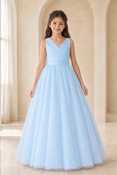NSM Rochie de aniversare pentru fetiță Baby Blue