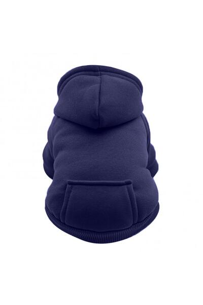 Choice S Navy Blue Winter Dog Hoodies Sweatshirt Jacket for Small and Medium ...