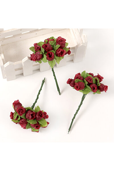 Choice 12pcs 12 12Pcs Artificial Rose Flowers Bouquet Silk Fake Flower For Ho...
