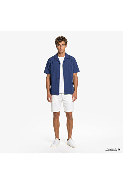 Lacoste Erkek Slim Fit Beyaz Bermuda Şort