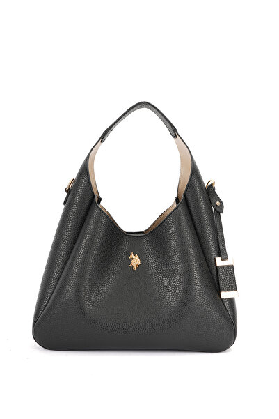 U.S. Polo Assn. Black Women's Shoulder Bag Us26536