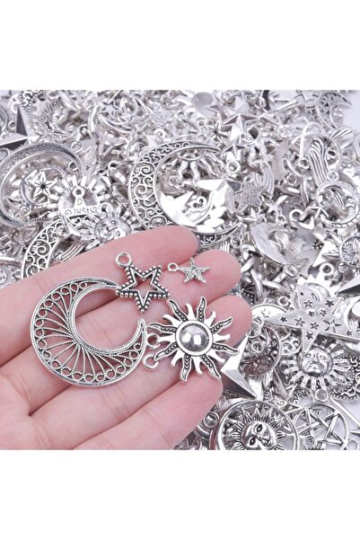 Choice other M304 50pcs/Lot Random Mix Sun Moon Star Pendant Charms For Jewel...