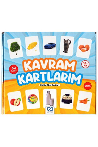 CA Games My concept cards educational flashcards 5175