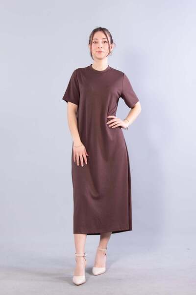 Mckanzie 26674 O-Neck Long Modal Dress