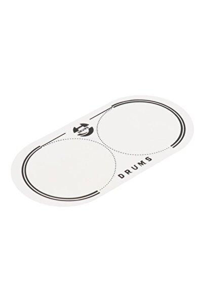 Choice Double Pedal White High-Quality Drum Bass Patch Musically Double Bass ...