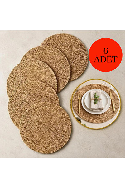 Black Gold Six-Piece Wicker Plate 1st Quality American Service Fma00501 Runner