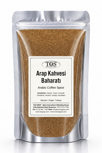 TOS The Organic Spices Arap Kahvesi Baharatı 100 gr Arab Coffee Spice - Premi...