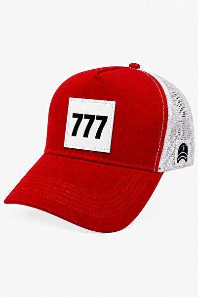 all hats قبعة بيسبول شبكية مزينة برقعة 777