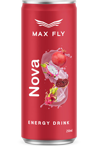MAX FLY Nova Enerji Içeceği 250 ml 24 Adet