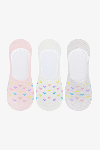 Penti Bunte Herz-Ballerina-Socken im 3er-Pack