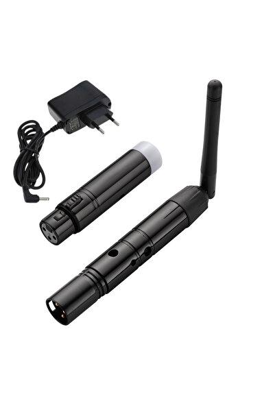 Choice19 AU plug Black 1T1R DMX512 Wireless Controller ISM XLR Receiver Trans...