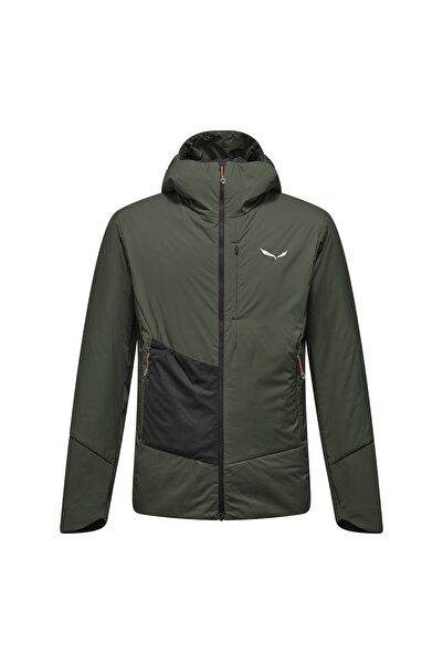 Salewa Geacă bărbați Pedroc Tirolwool Air Hybrid-Verde închis-46/S