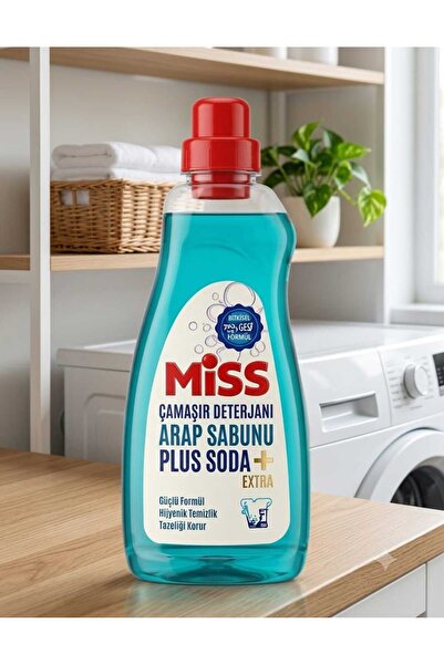 Genel Markalar MİSS ÇAMAŞIR DETERJANI ARAPSABUNU ETKİLİ 1500 ML