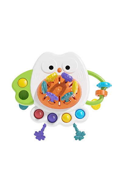 Choice 368-30 Montessori Owl Pull String Sensory Development Baby Toy Early L...