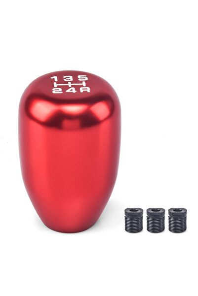 Choice3 Red 5 Speed Universal Car Gear Shift Knob For Manual Transmission Aut...